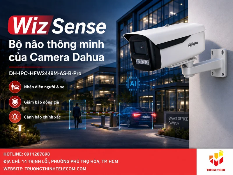 WizSense bộ não thông minh của Camera Dahua DH-IPC-HFW2449M-AS-B-Pro