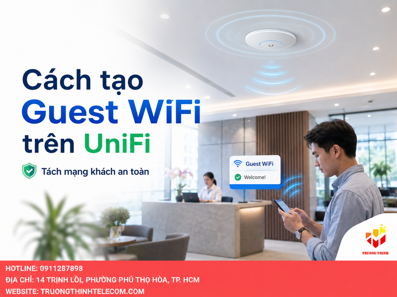 Cách tạo Guest WiFi trên UniFi