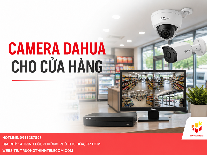Camera Dahua cho cửa hàng