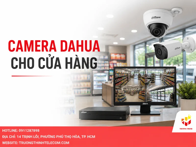 Camera Dahua cho cửa hàng