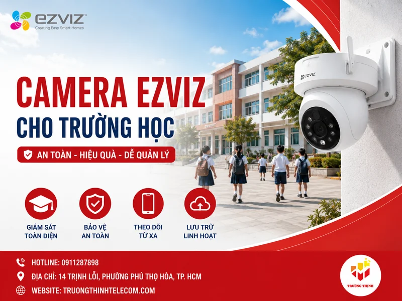 Camera Ezviz cho trường học