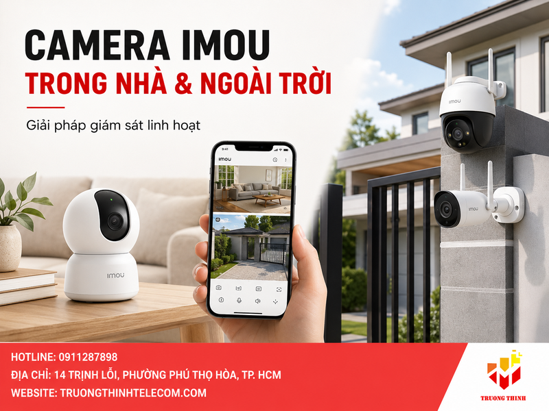 Camera Imou trong nhà và ngoài trời