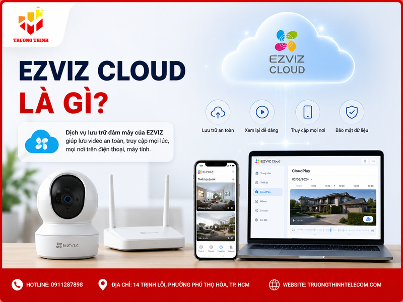 Ezviz Cloud là gì? Cách hoạt động, lợi ích và khi nào nên sử dụng