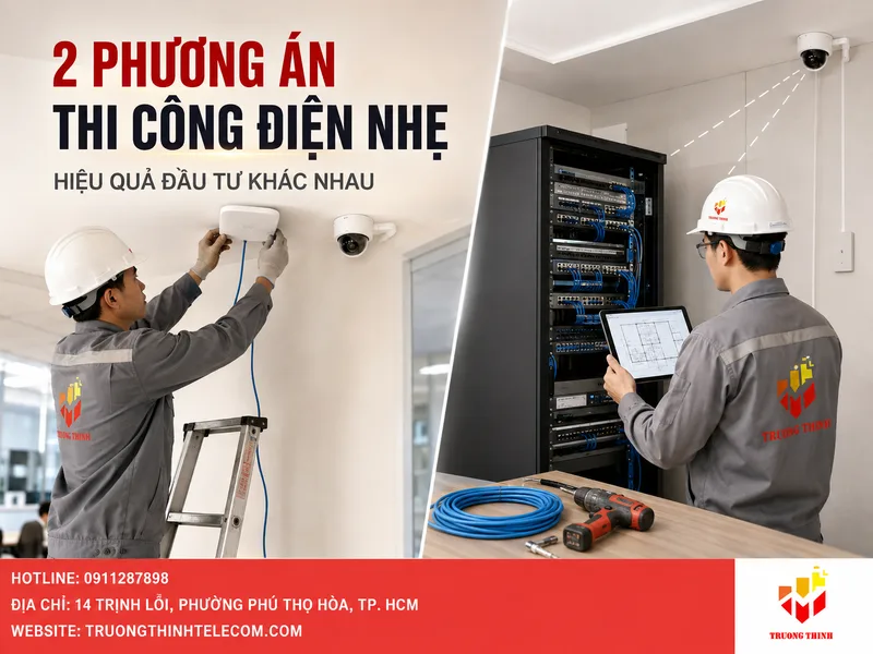 thi công điện nhẹ quận Bình Thạnh - hình minh họa