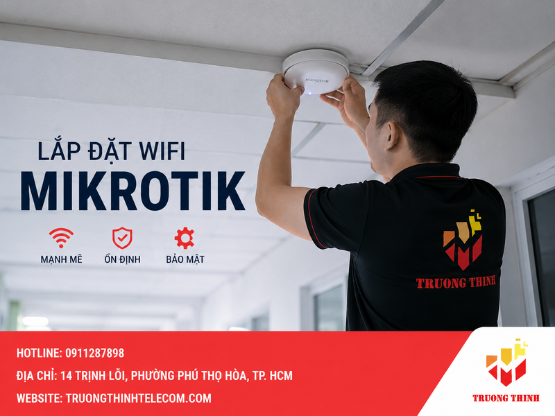 Lắp Đặt WiFi MikroTik Chuyên Nghiệp, Tối Ưu Hiệu Suất Có Mặt Nhanh Chóng