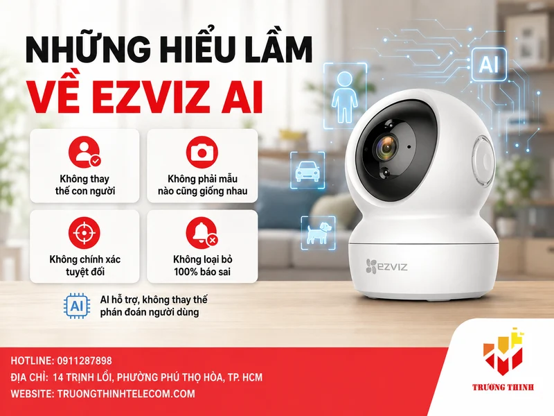 Những hiểu lầm phổ biến về Ezviz AI