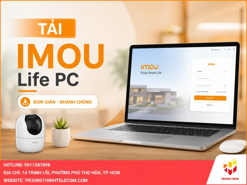 Tải IMOU Life PC để xem camera Imou trên máy tính chi tiết từ A-Z