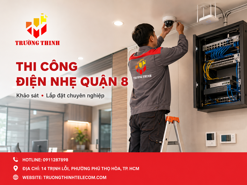 Thi công điện nhẹ quận 8 cần đạt những tiêu chuẩn nào trước khi triển khai