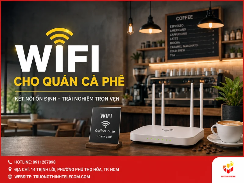 Wifi cho quán cà phê