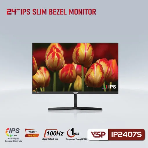 Màn hình VSP IP2407S 24″ FHD IPS 144Hz