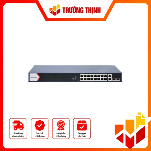 Switch mạng thông minh 16 cổng PoE Gigabit