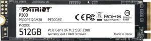SSD Patriot P300 512G NVMe