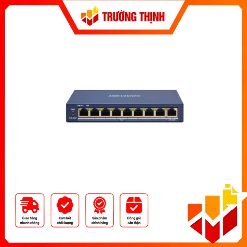 Switch mạng thông minh 8 cổng PoE