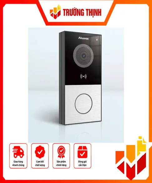 Nút bấm chuông hình IP Akuvox E12S