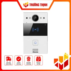 Nút bấm chuông hình IP Akuvox – Vỏ hợp kim nhôm – thiết kế sang trọng, hiện đại R20A On-Wall