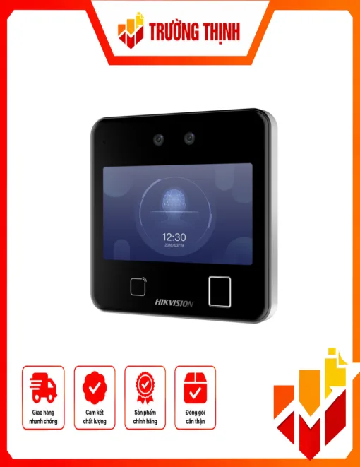 Máy chấm công nhận diên khuôn mặt + Vân tay + thẻ Mifare DS-K1T642MFW