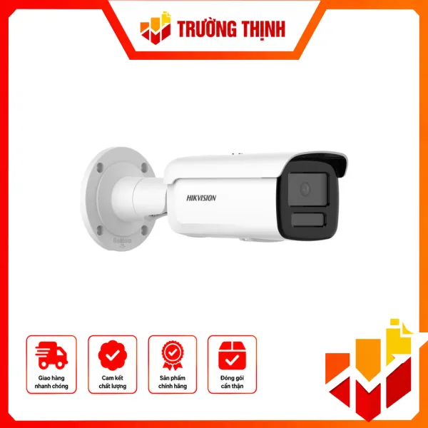 Camera IP thân trụ 4MP – CÓ MÀU 24/24