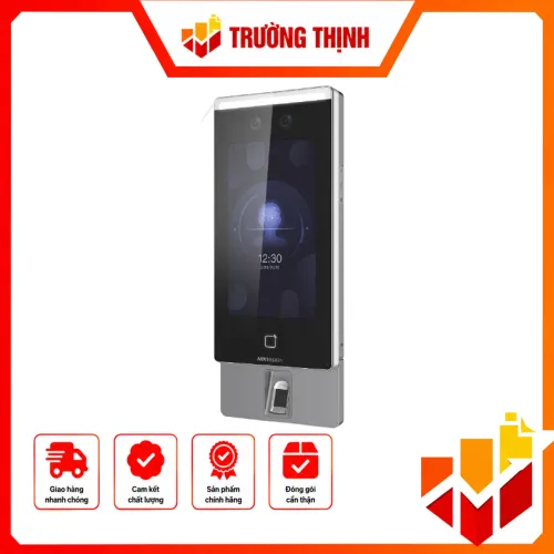Máy chấm công cao cấp nhận diên khuôn mặt + Thẻ từ + Vân tay DS-K1T671TMFW