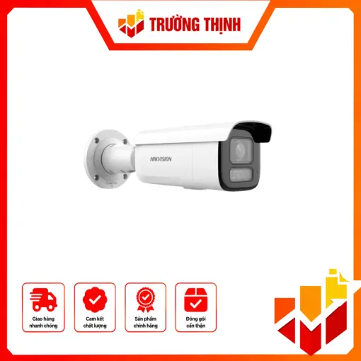 Camera IP Trụ hồng ngoại 4MP chuẩn nén H.265+, ống kính 2.8-12mm