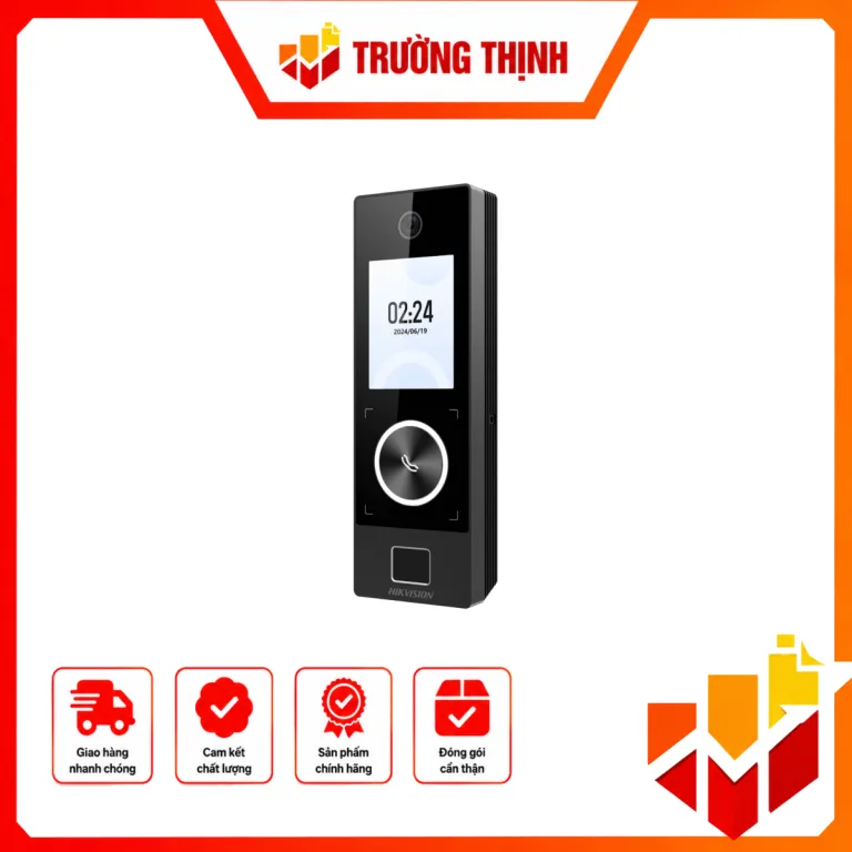 Máy chấm công nhận diên khuôn mặt + vân tay + Thẻ Mifare DS-K1T323MBFWX-E1