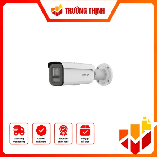 Camera IP thân trụ 4MP – CÓ MÀU 24/24 , ống kính thay đổi tiêu cự