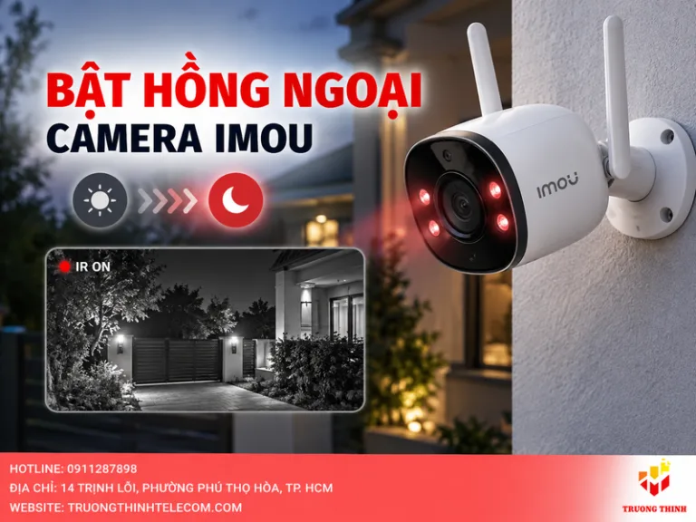 Bật hồng ngoại camera Imou