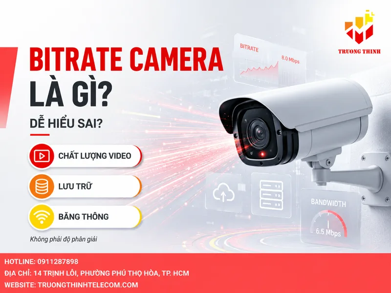 Bitrate camera là gì và vì sao thông số này dễ bị hiểu sai?