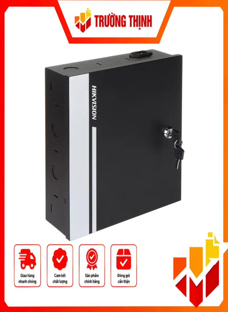 Bộ kiểm soát vào ra 4 cửa, Lưu trữ 10,000 thẻ và 50,000 sự kiện kiểm soát vào ra. DS-K2804