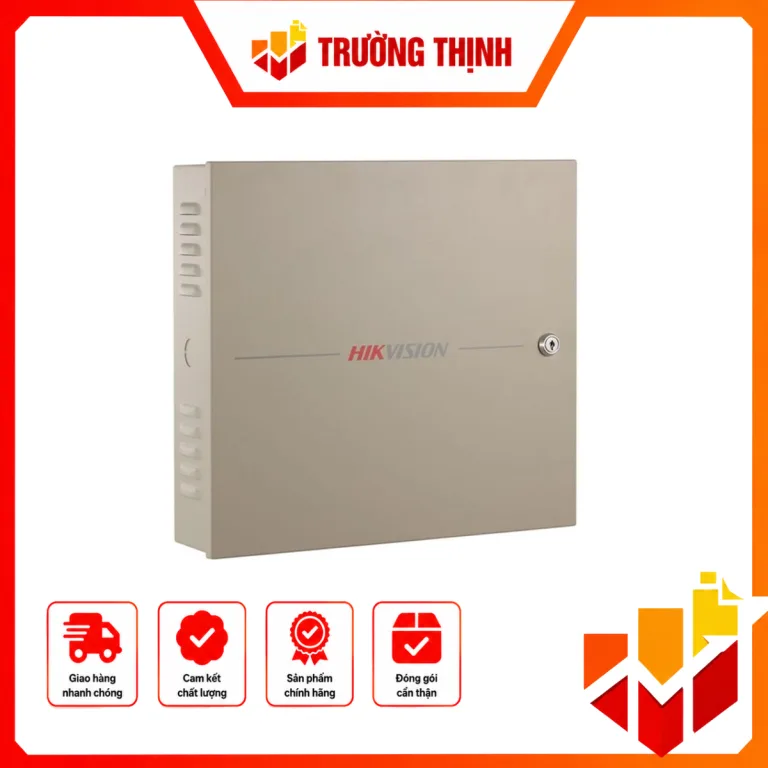 Bộ kiểm soát vào ra 4 cửa, Lưu trữ 100,000 thẻ và 300,000 sự kiện kiểm soát vào ra. DS-K2604T