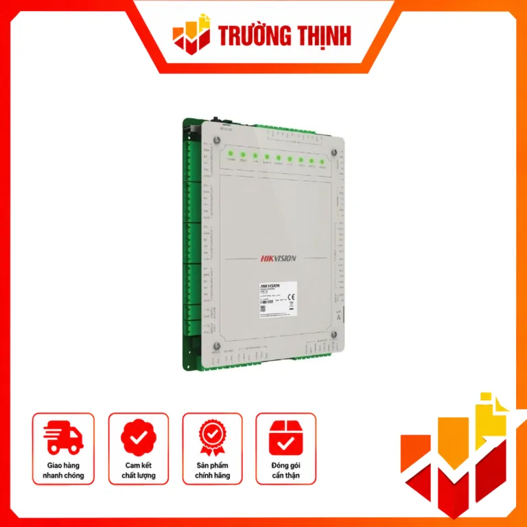 Bộ kiểm soát vào ra 4 cửa, Lưu trữ 100,000 Users, 10,000 vân tay, 100,000 thẻ và 300,000 sự kiện kiểm soát vào ra. DS-K2624X