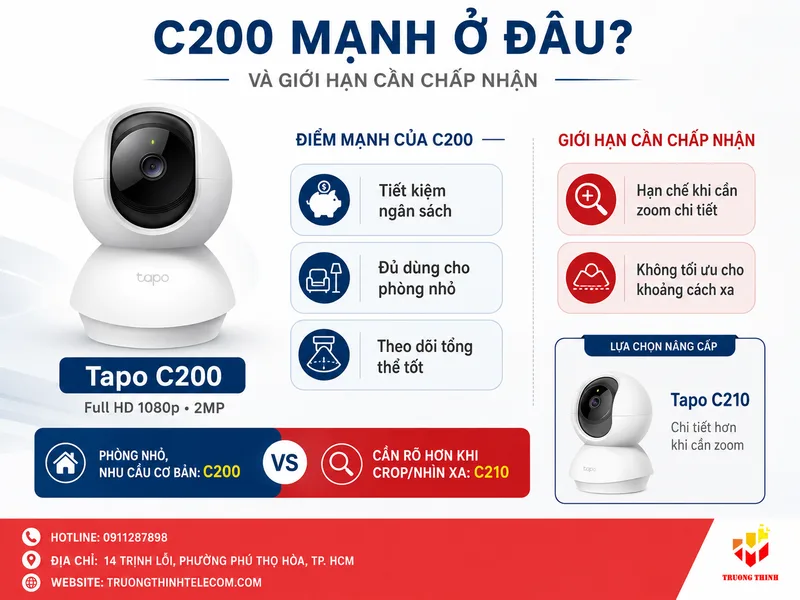 C200 mạnh ở đâu và giới hạn nào cần chấp nhận?