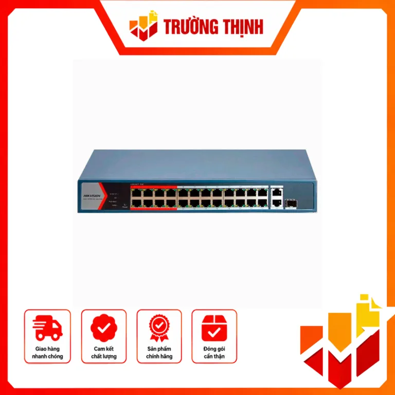 Switch mạng thông minh 24 cổng PoE