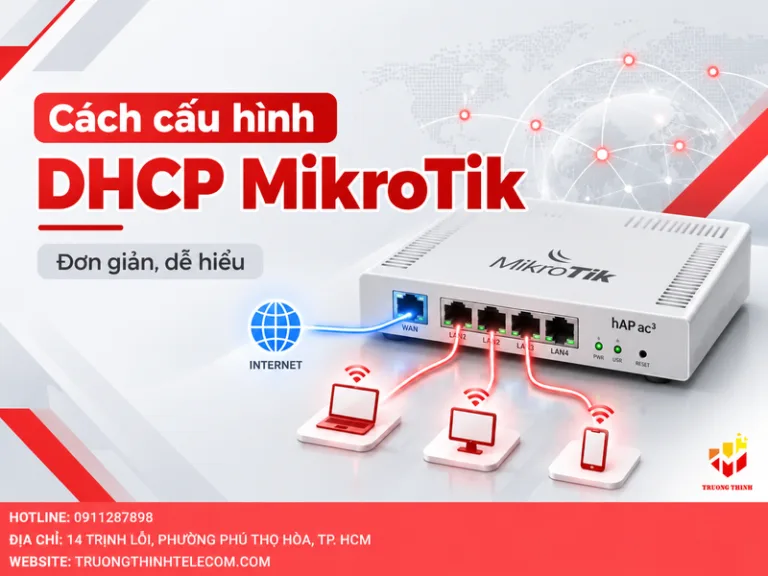 Cách cấu hình DHCP MikroTik