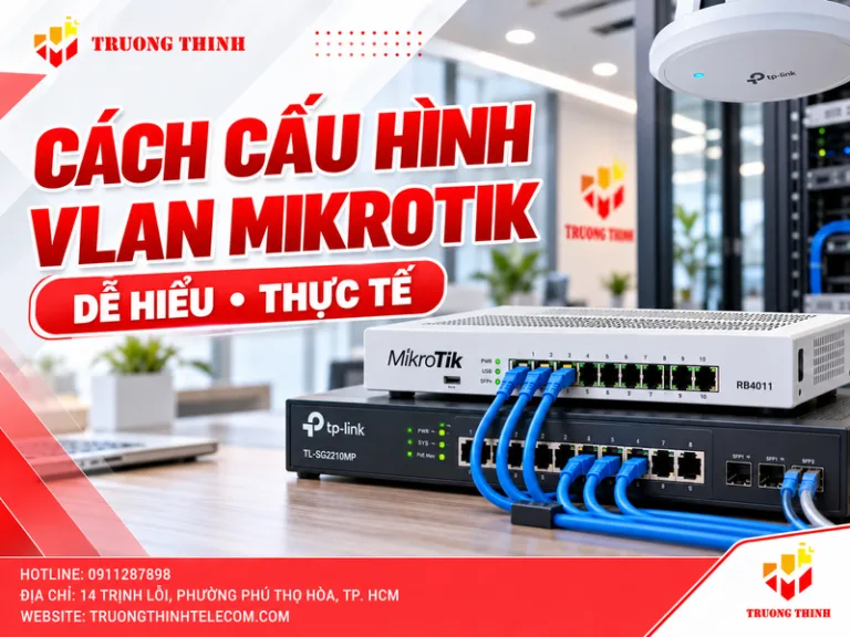 Cách cấu hình VLAN MikroTik
