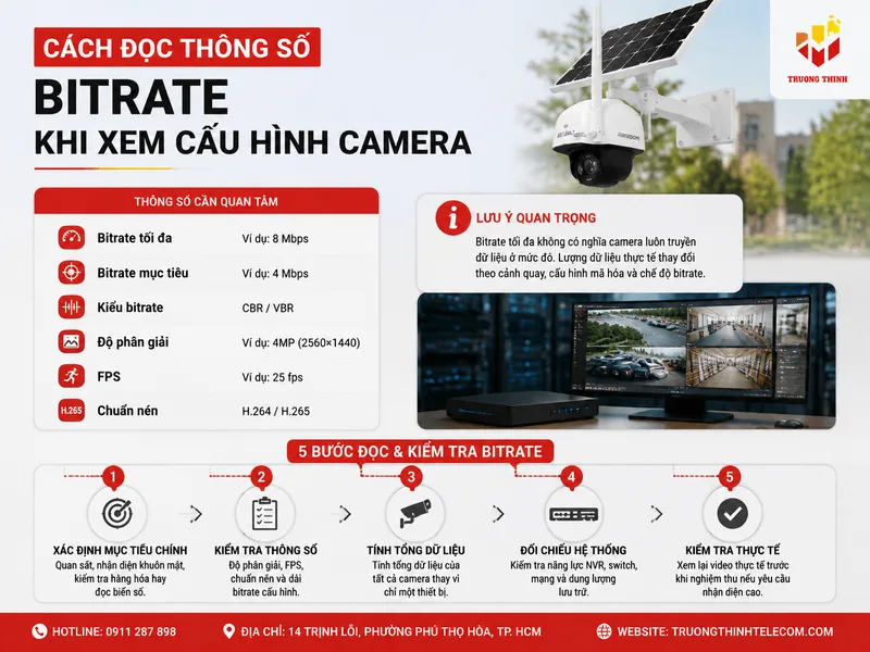 Cách đọc thông số bitrate khi xem cấu hình camera