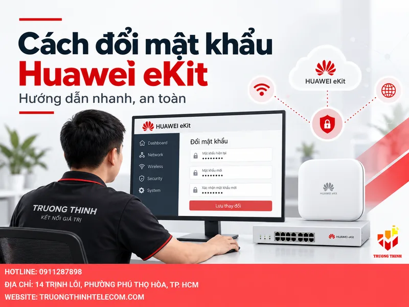 Cách đổi mật khẩu Huawei eKit