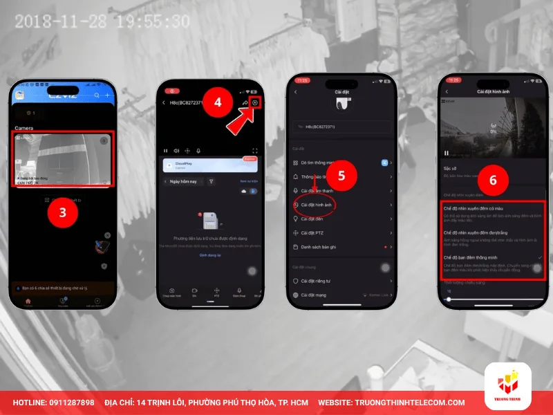 Cài đặt sai chế độ trên App Ezviz