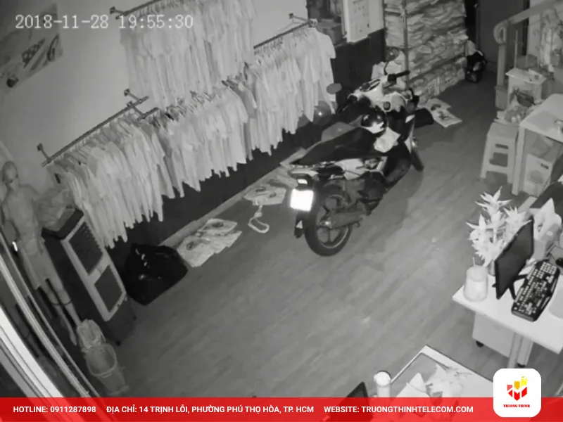 Camera Ezviz bị mất màu do môi trường thiếu ánh sáng