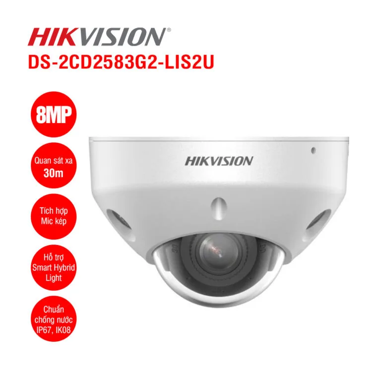 Camera IP Turret HIKVISION DS-2CD2583G2-LIS2U