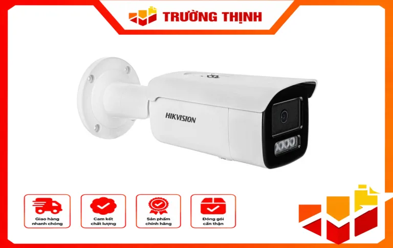 Camera IP Trụ hồng ngoại 8MP chuẩn nén H.265+