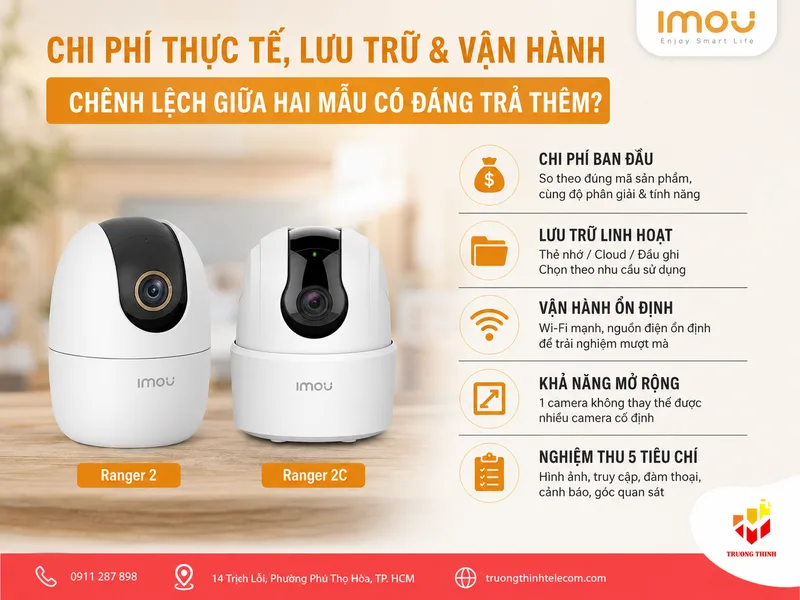 Chi phí thực tế, lưu trữ và vận hành: Chênh lệch giữa hai mẫu có đáng trả thêm?