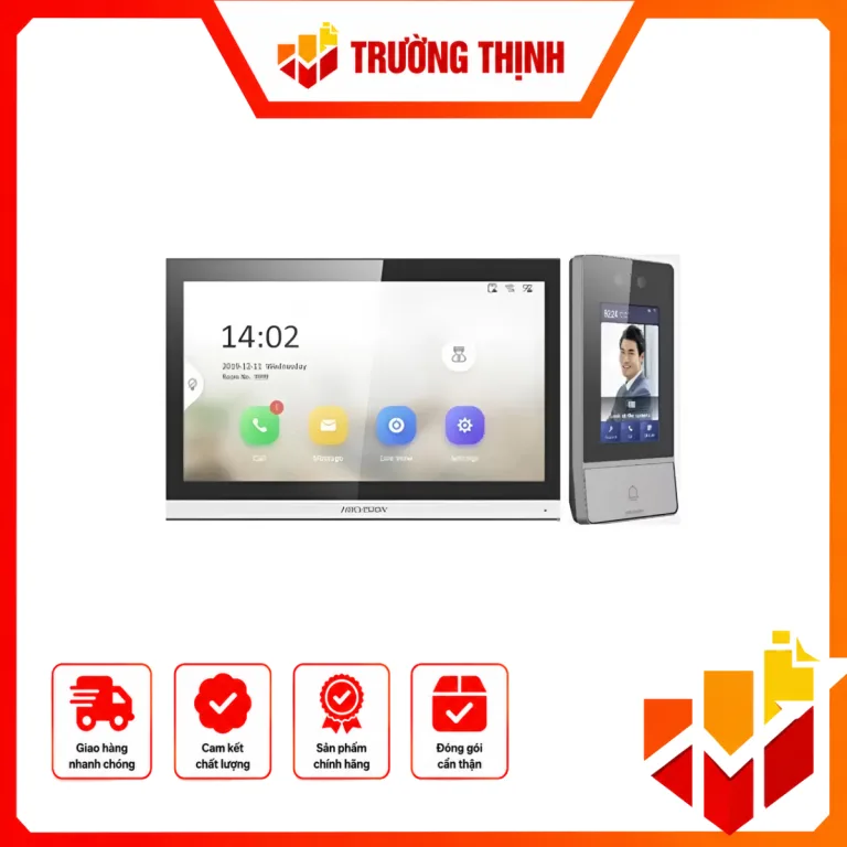 Bộ Kis chuông của có hình IP (thiết kế siêu đẹp, nút ấn nhận diện khuôn mặt) SH-KIS9650-S