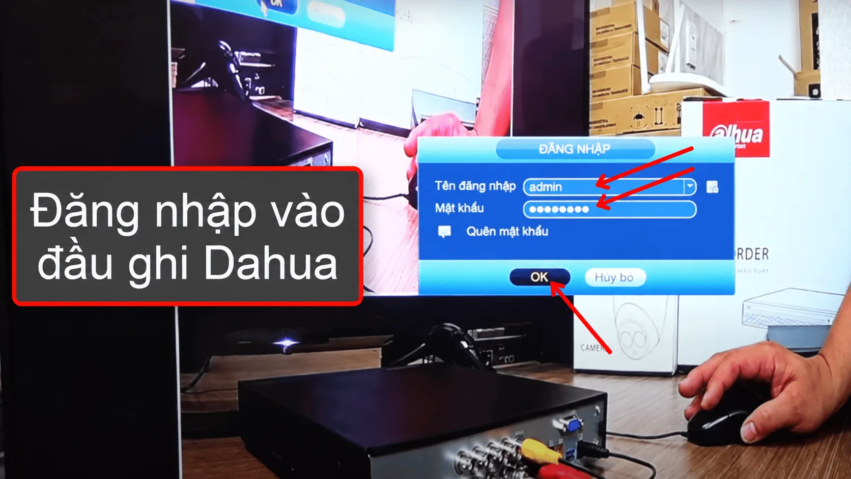 Đăng nhập tài khoản quản trị