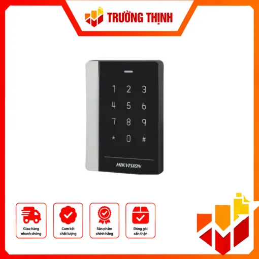 Đầu đọc thẻ hỗ trợ RS-485 và Wiegand (W26/W34) DS-K1102AMK