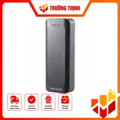 Đầu đọc thẻ Mifare 1 , hỗ trợ giao thức Wiegand(W26/W34) ,chống bụi chuẩn IP 65. DS-K1802M