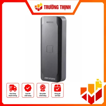 Đầu đọc thẻ Mifare 1 , hỗ trợ giao thức Wiegand(W26/W34) ,chống bụi chuẩn IP 65. DS-K1802M