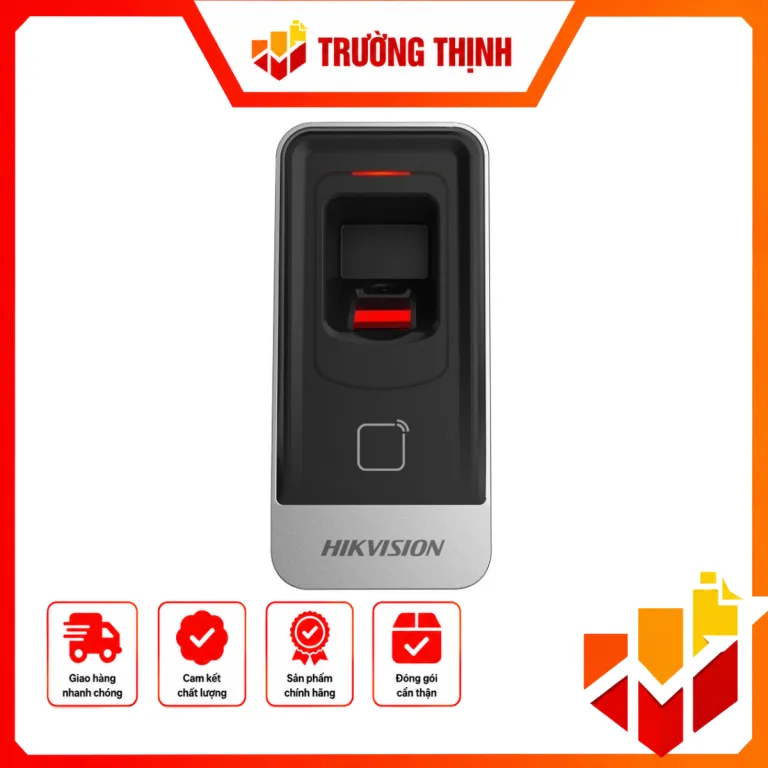 Đầu đọc thẻ Mifare + Vân tay (Kết nối hệ thống Access) DS-K1201AMF
