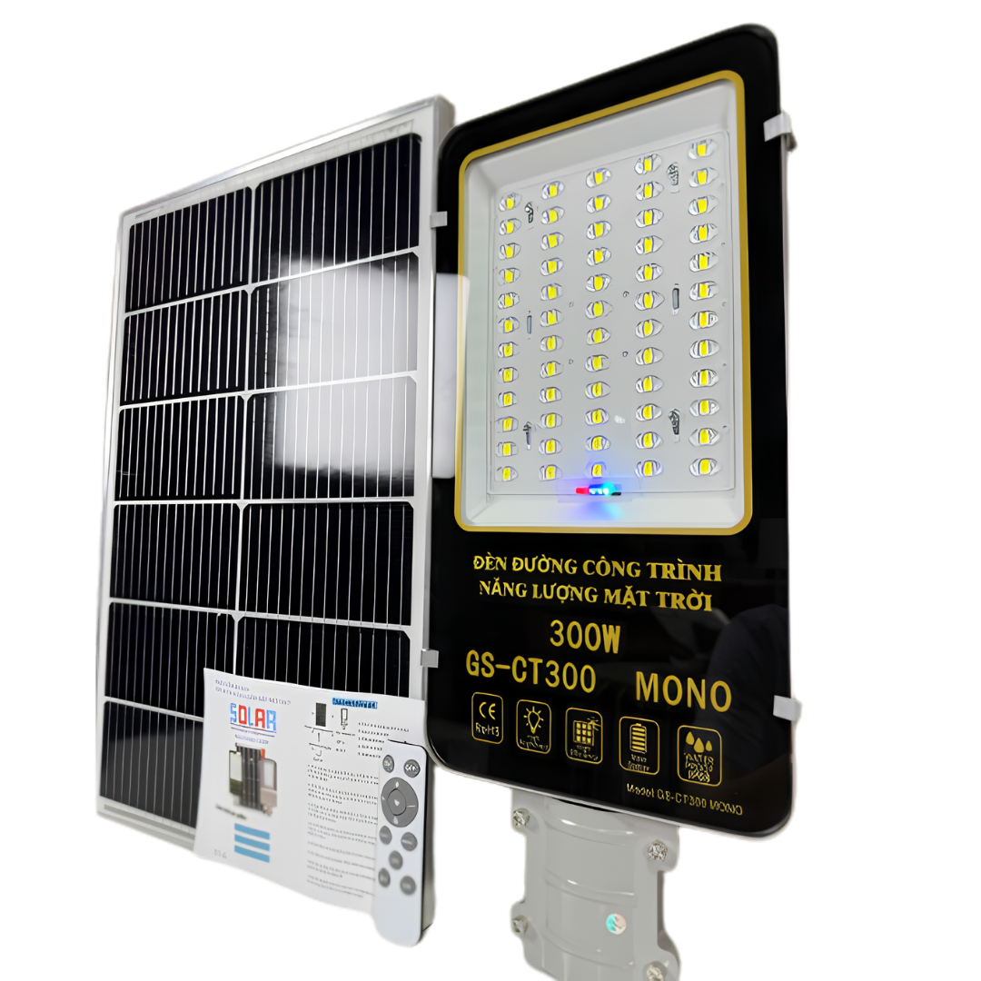 Đèn đường năng lượng mặt trời Ct-500 2 Mặt