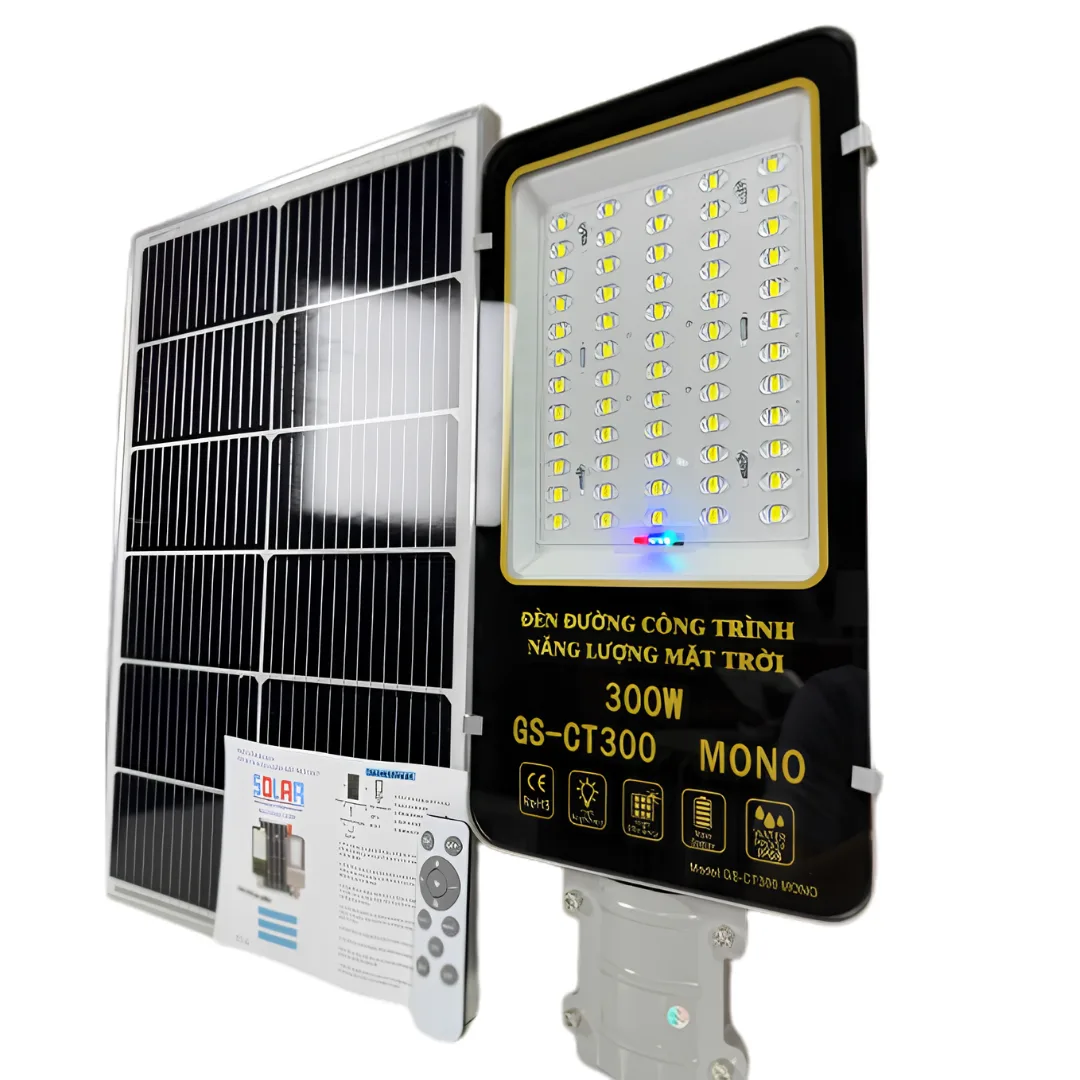 Đèn đường năng lượng mặt trời Ct-500 2 Mặt