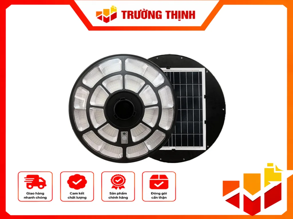 Đèn đường UFO năng lượng mặt trời Kim Cương 1000W
